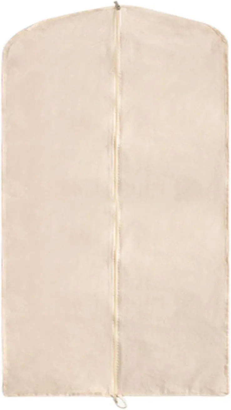 Garment Bags for Hanging Clothes, Clothe Cover, Made of Cotton with Woven Handle can be Used for Hanging or Folding for Travel(60x120cm x47in)