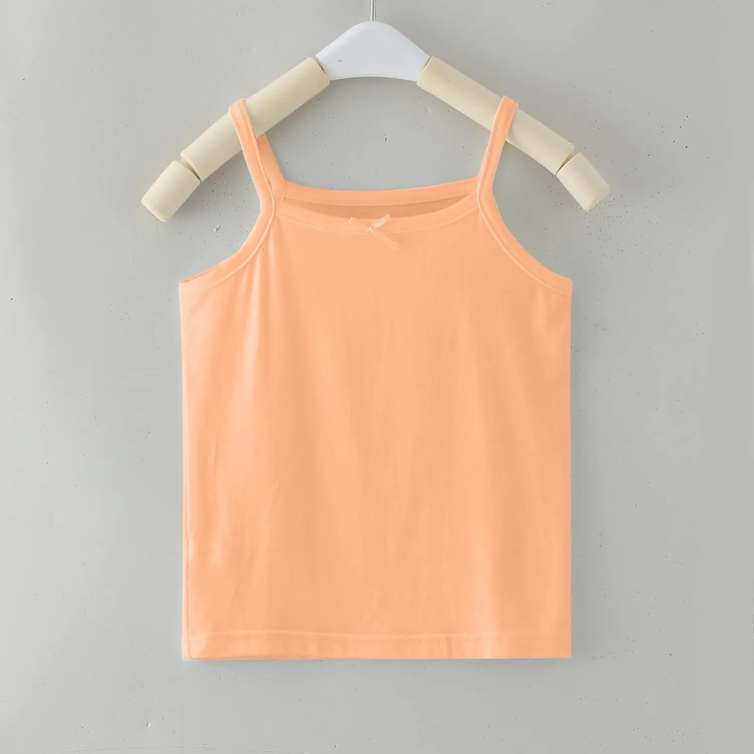 Girls Soild Basic Camisole Top Spaghetti Strap Basic Crew Neck Y Back Toddler Kids Sports Dance Tank Top