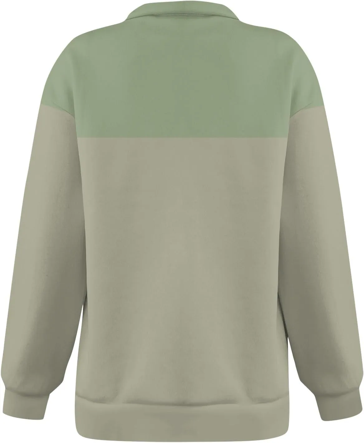 GOFULY 1/4 Zip Pullover Women Fall Color Block Oversized Sweatshirt Sexy Long Sleeve Pullover Tops Winter Cute Outfits 2024