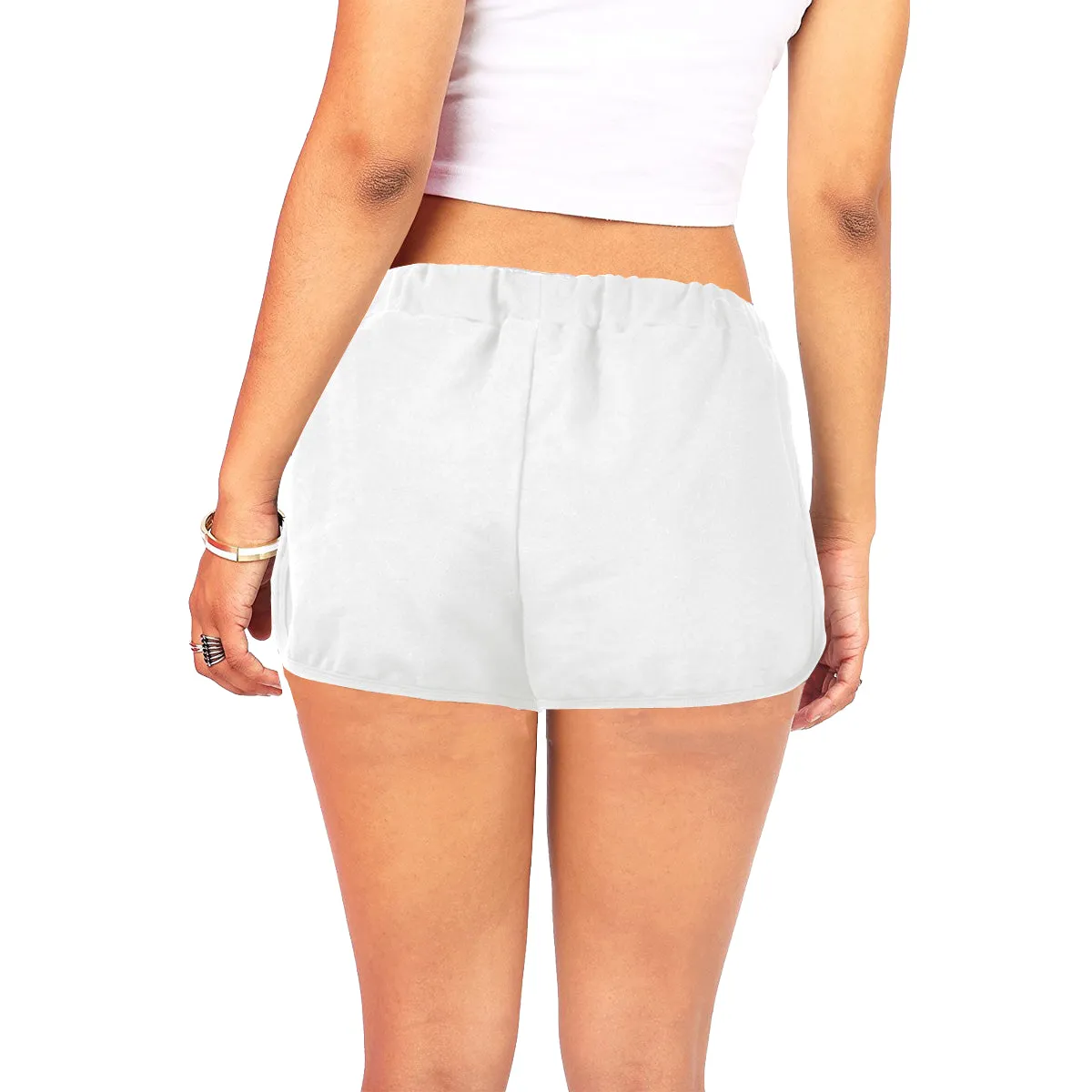 Green Fern Drawstring Shorts up to 2 XL