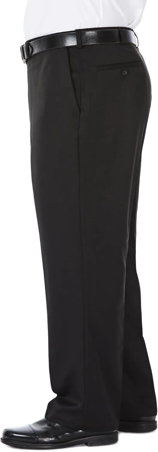 Haggar Men's Cool 18 Heather Solid Pant