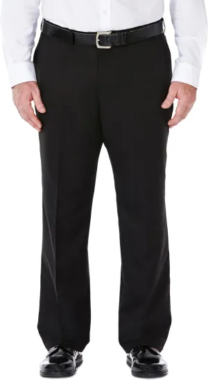 Haggar Men's Cool 18 Heather Solid Pant