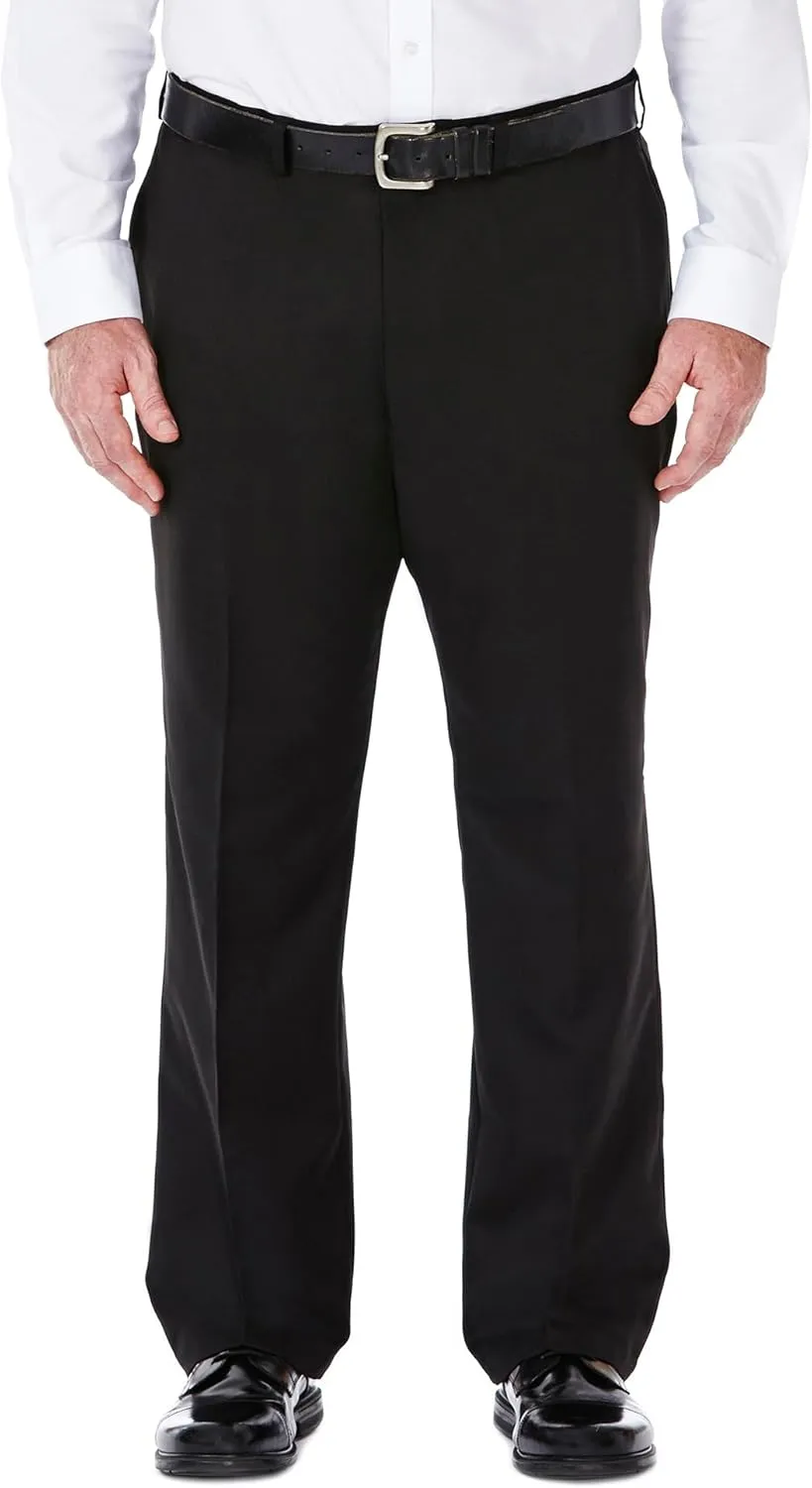 Haggar Men's Cool 18 Heather Solid Pant
