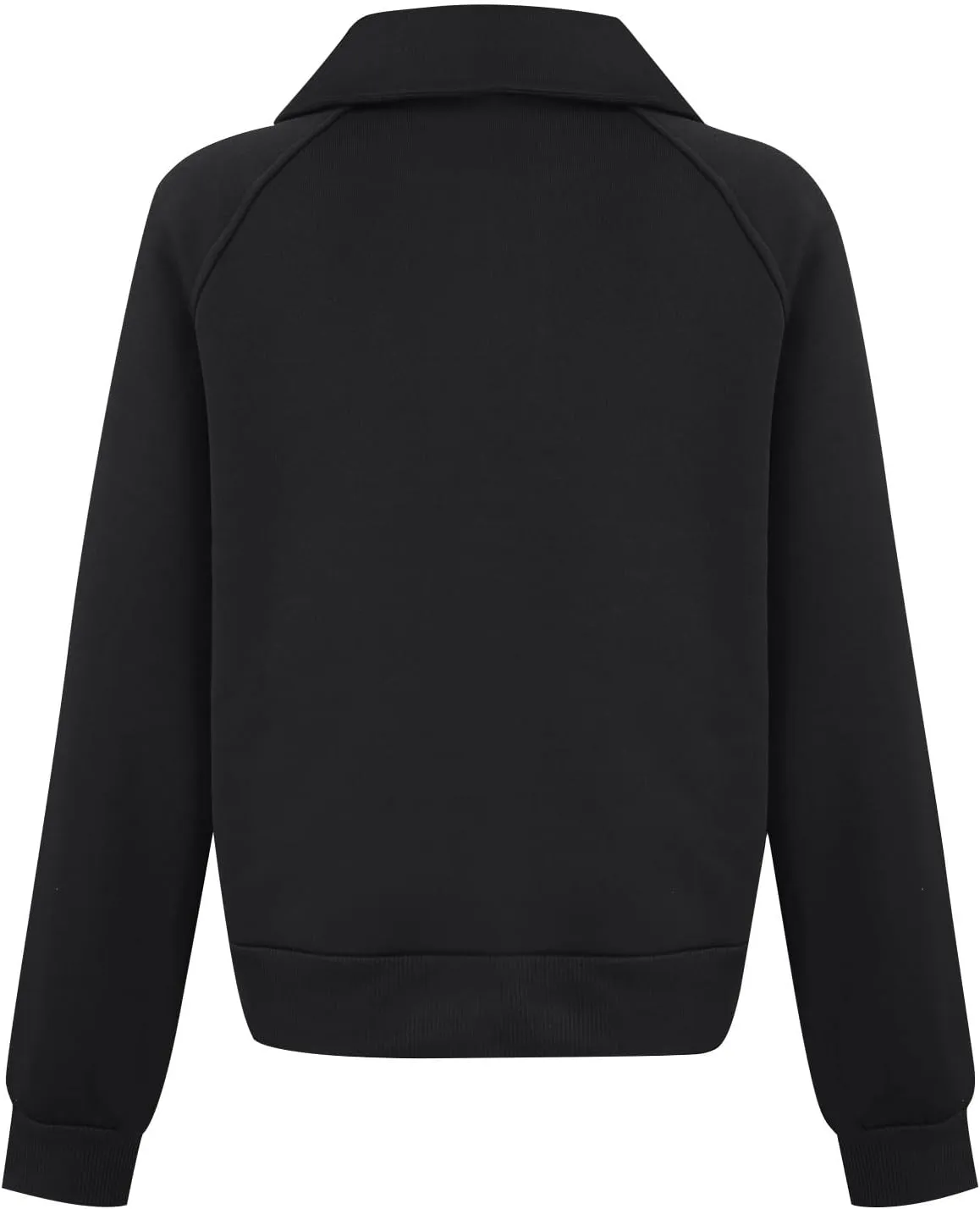 Half Zip Sweatshirt Women Quarter Zip Pullover Plain Casual Long Sleeve Zipper Sweatshirt Shirts Tops Fall