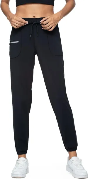 Haowind Joggers for Women with Pockets Elastic Waist Workout Sport Gym Pants Comfy Lounge Yoga Running Pants