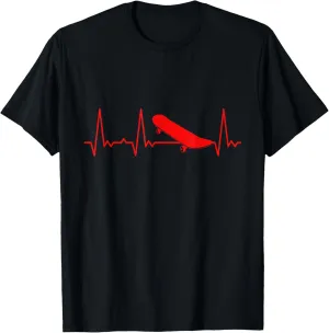 Heartbeat Skateboard T-Shirt