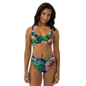 'Hibiscus' high-waisted bikini