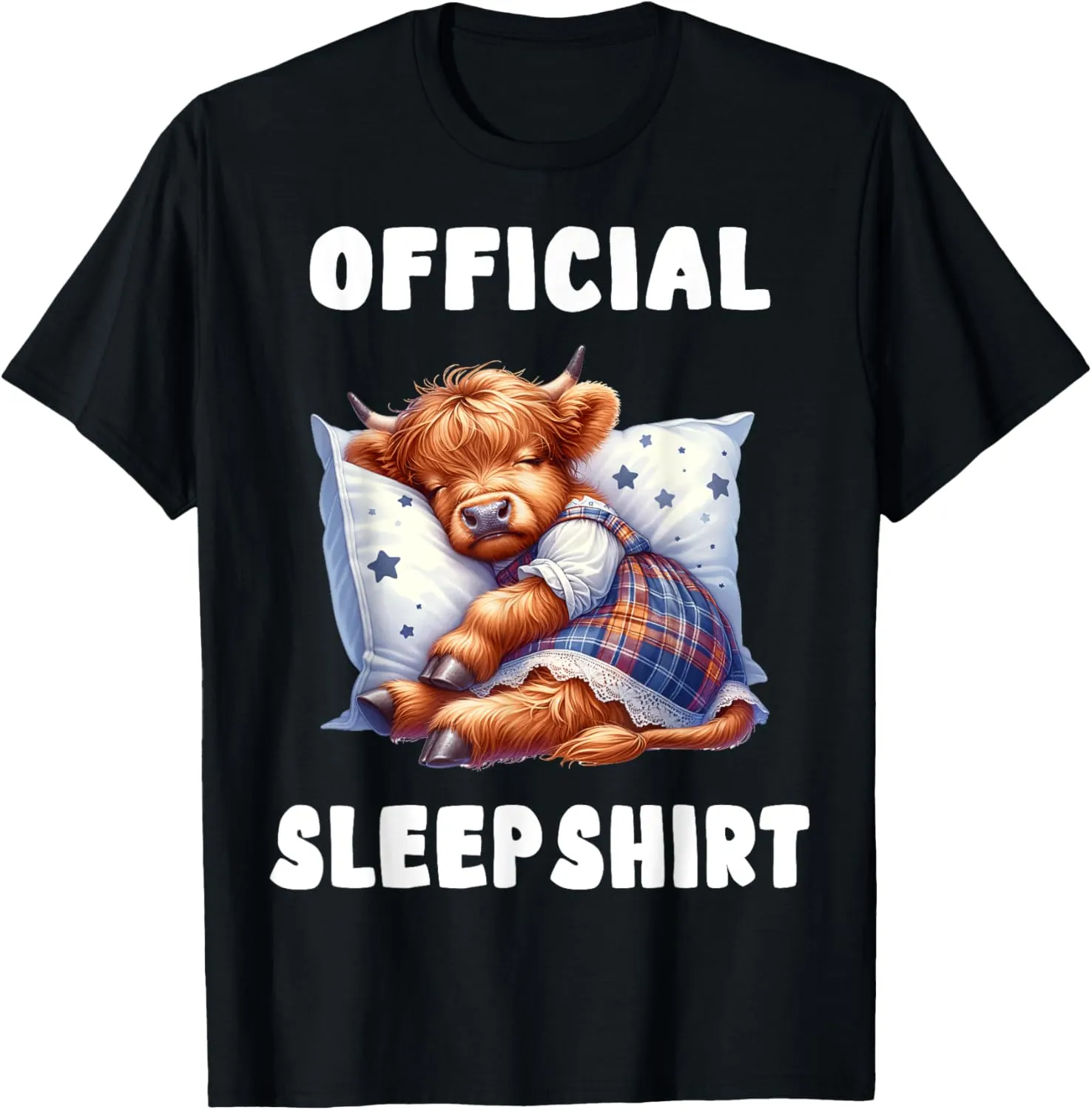 Highland_cow - Official Sleepshirt Pajamas Nightgown T-Shirt