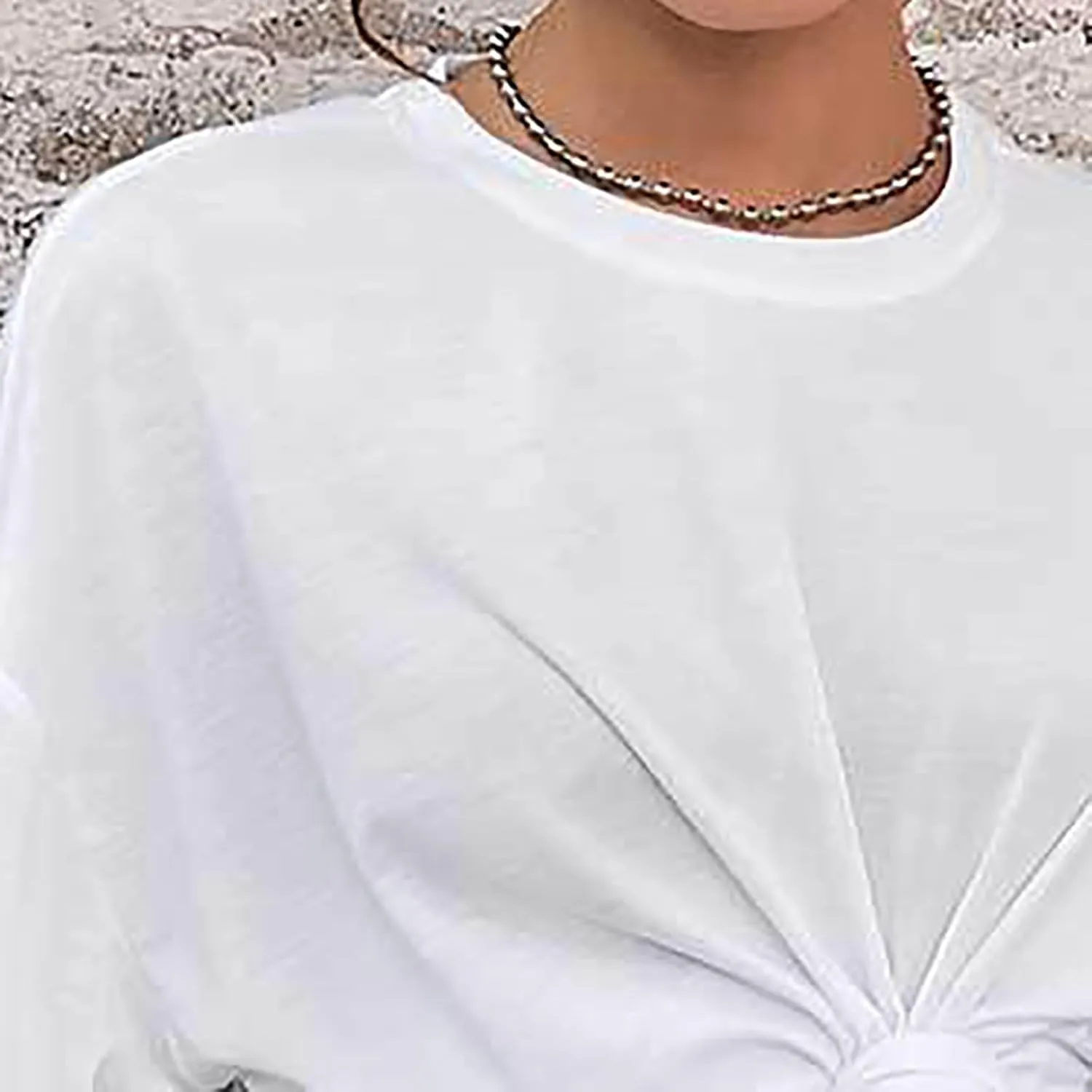 hlysgo Summer Mini Dress for Women Casual Loose Fit Short Sleeve Crew Neck T-Shirt Dresses Trendy Ladies Short Tunic Dress