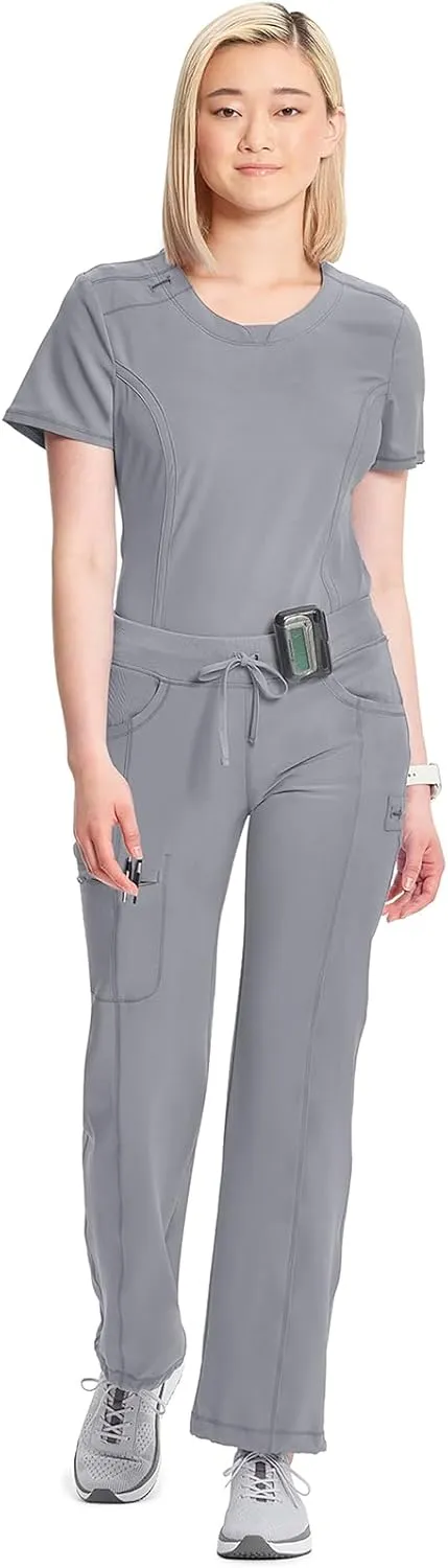 Infinity by Cherokee Straight Leg Drawstring Women Scrub Pants 360 Stretch with 4 Pockets 1123A