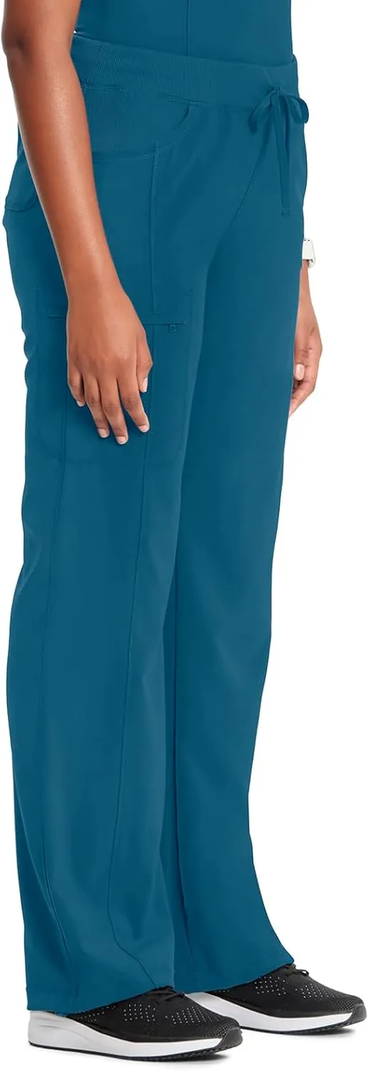 Infinity by Cherokee Straight Leg Drawstring Women Scrub Pants 360 Stretch with 4 Pockets -1123A