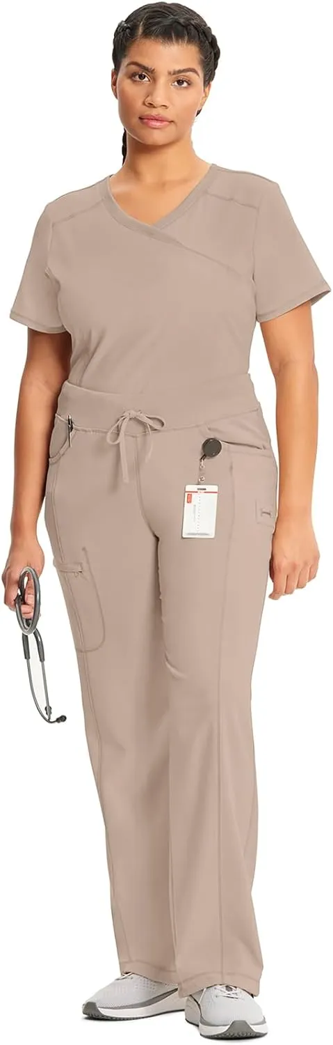 Infinity by Cherokee Straight Leg Drawstring Women Scrub Pants 360 Stretch with 4 Pockets 1123A