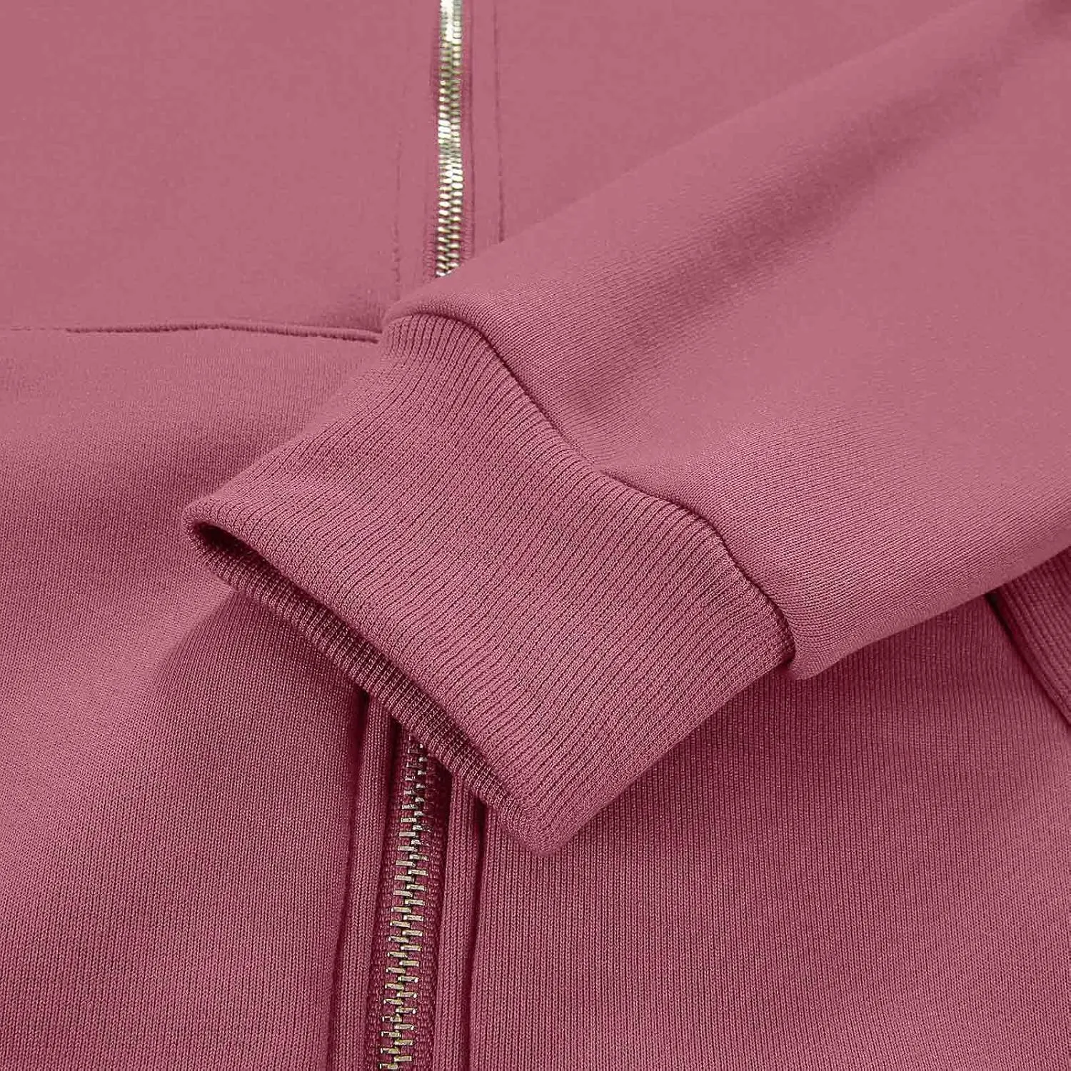Jackets for Women Zip Up Hoodies Long Sleeve Lightweight Sweatshirts Oversized Loose Fit Athletic Outfit With Pockets