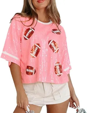 Juakoso Sequin Christmas Sweatshirts for Women Santa Nutcracker Oversized Sweater Shirts Long Sleeve Pullover Hoodies