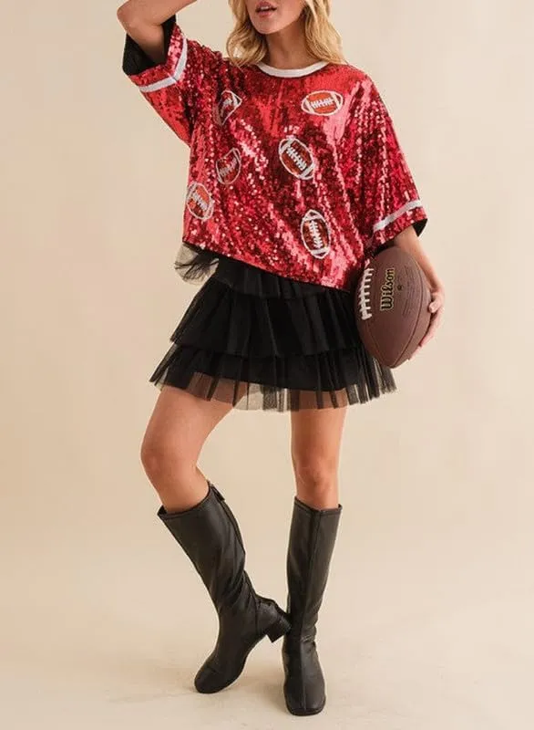Juakoso Sequin Christmas Sweatshirts for Women Santa Nutcracker Oversized Sweater Shirts Long Sleeve Pullover Hoodies