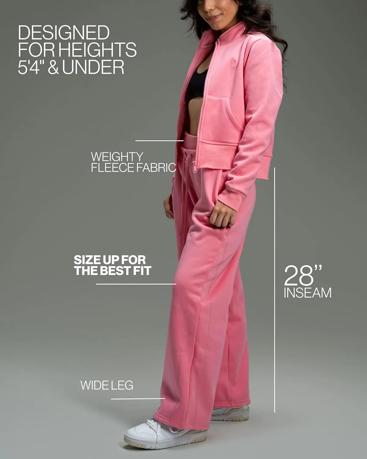 Kamo Fitness CozyTec Wide Leg Pants Woman with Pockets Loose Casual Lounge Sweatpants Women Travel Pant
