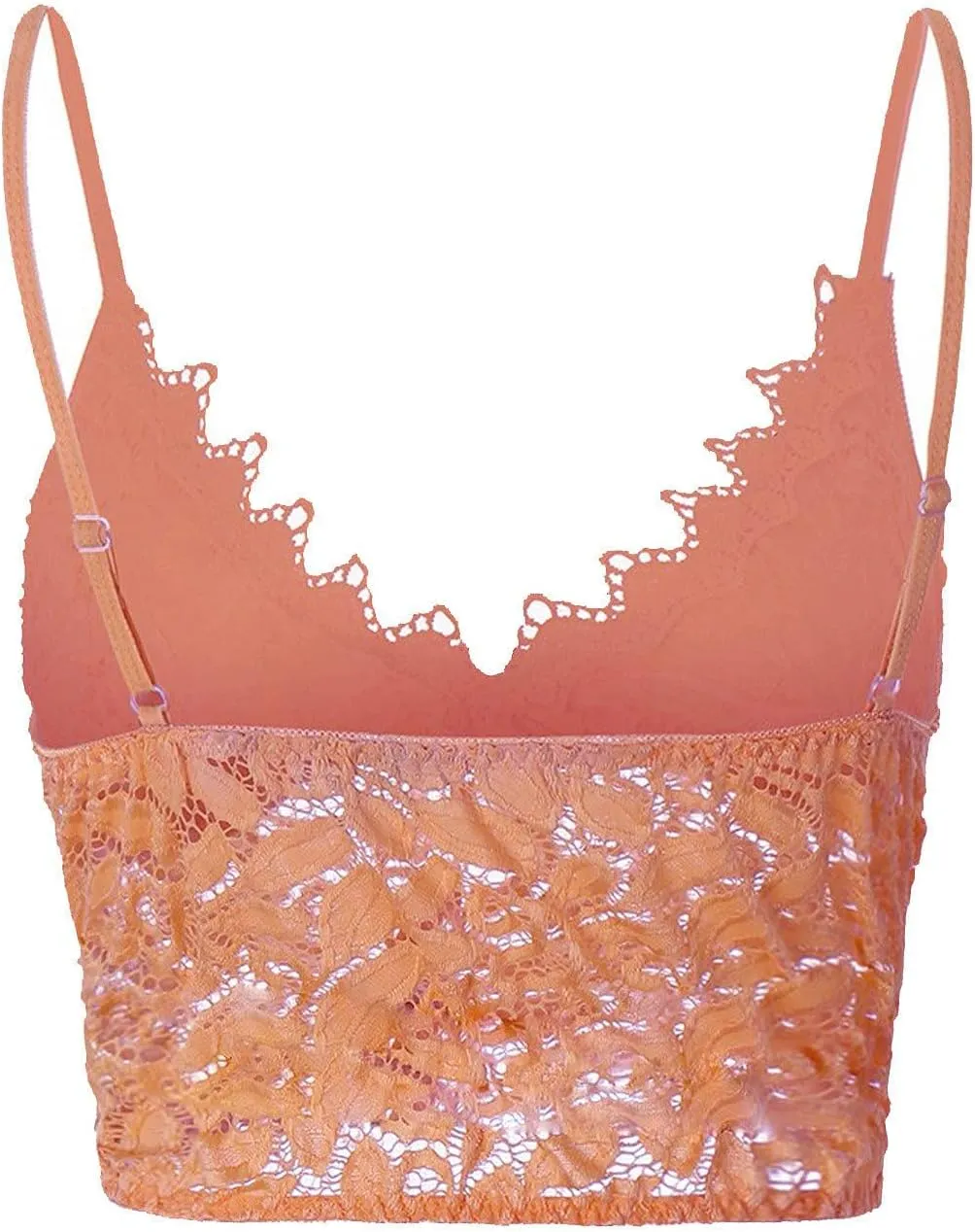 Lace Bralettes for Women with Support Crop Top Sexy Spaghetti Strap Tank Top Slim Basic Camisole Top Corset Lingerie