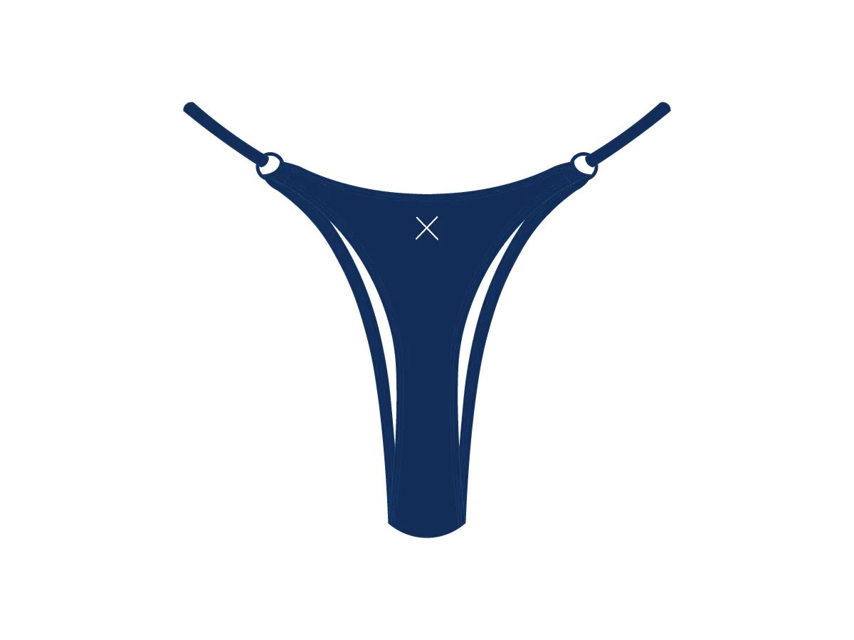 Laguna Blue Bow Tie Bottoms
