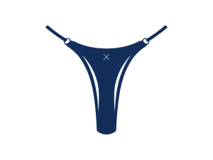Laguna Blue Bow Tie Bottoms