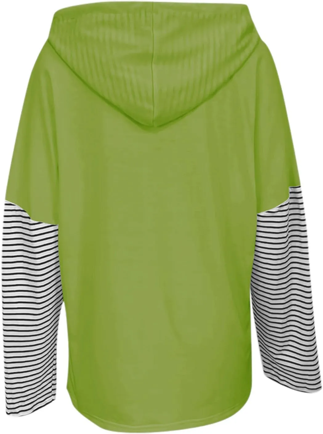 Lightweight Hoodie Sweatshirts For Women 2024 Casual Long Sleeve v Neck Pullover Tops Color Block Oversized Sweatshirt