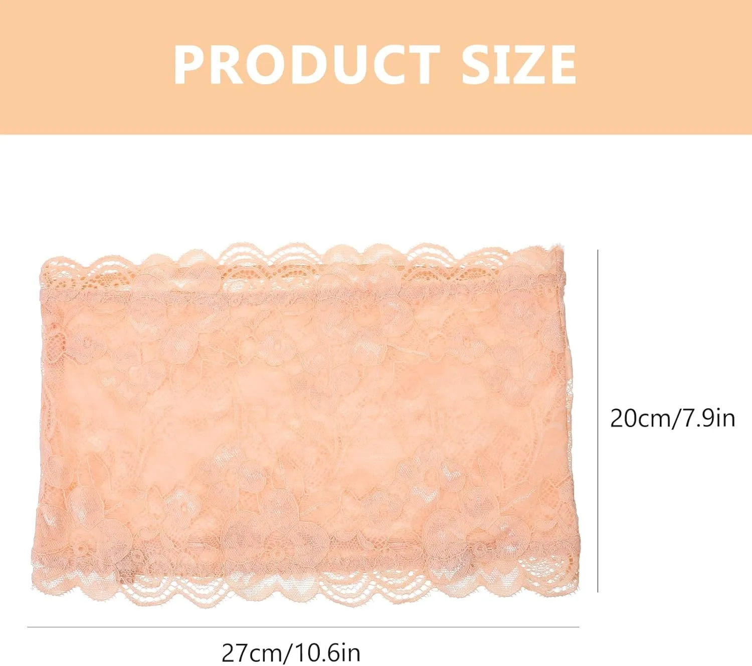 LUOEM womens Lace Tube Top
