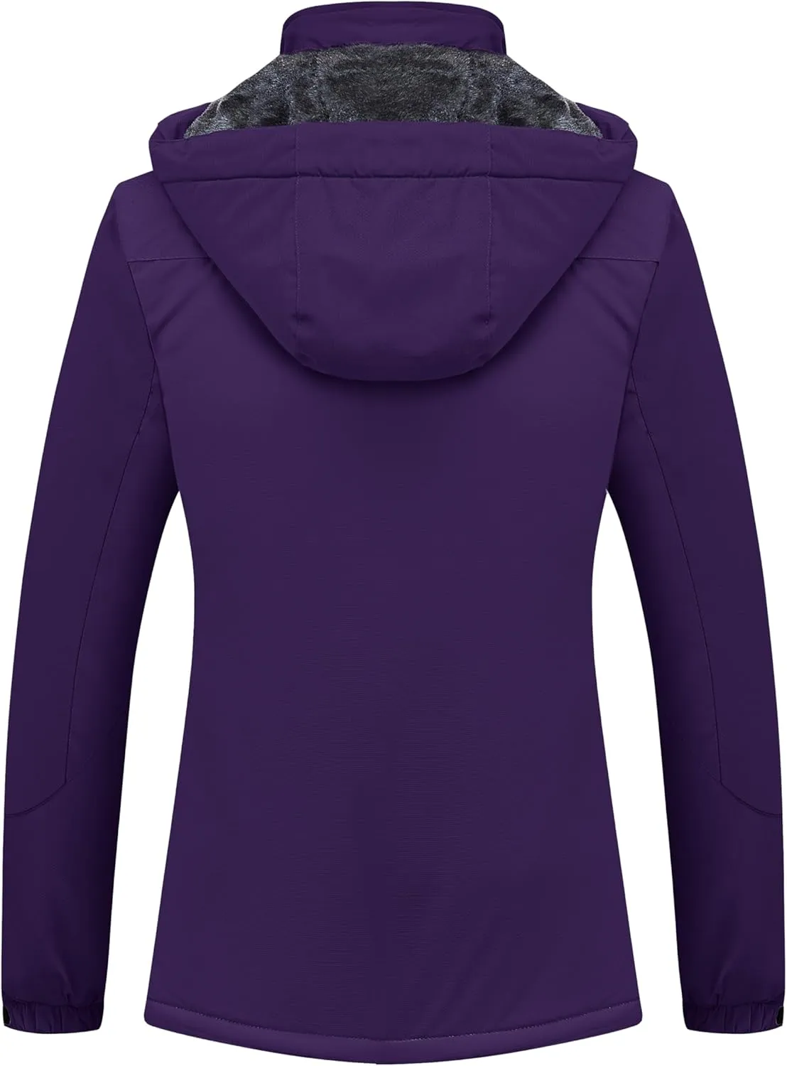 MAGCOMSEN Women's Ski Jacket Waterproof Insulated Snow Jacket Warm Windproof Winter Coats with Hood Fleece Lined Jacket