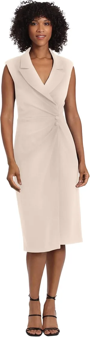 Maggy London Women's Tuxedo Blazer Wrap Dress