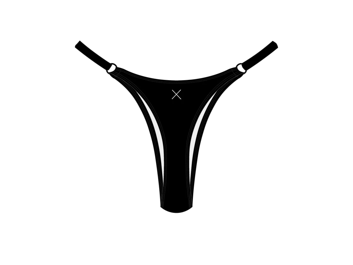 Manhattan Black Bow Tie Bottoms