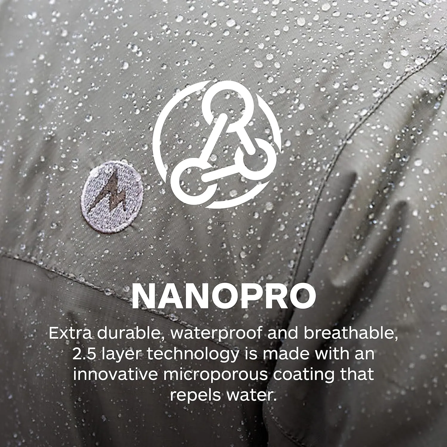 MARMOT Men's Precip Eco Waterproof Rain Jacket - 100% Recycled, Breathable, Lightweight, Packable Raincoat