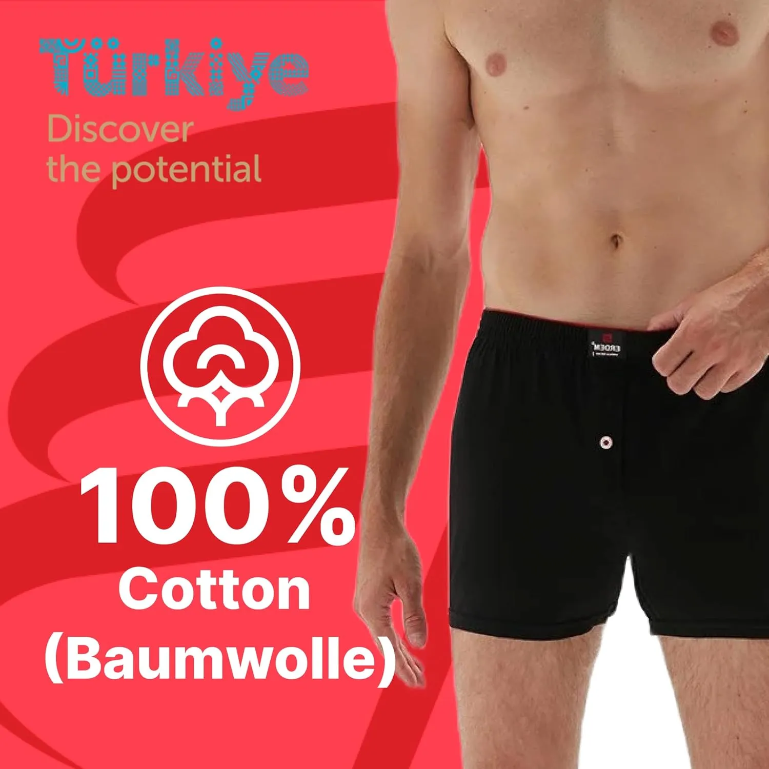 Men Boxer Short 1-3-9 Multipack, Premium Mens Underwear, Boxer for Men, Breathable, S-4XL