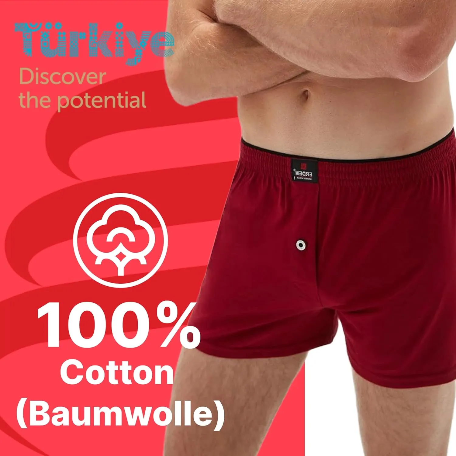 Men Boxer Short 1-3-9 Multipack, Premium Mens Underwear, Boxer for Men, Breathable, S-4XL