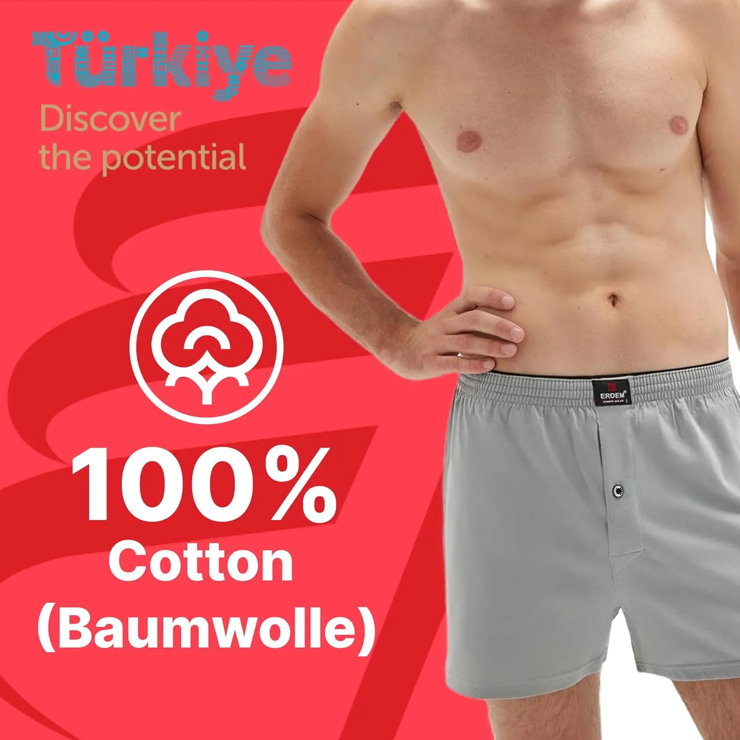 Men Boxer Short 1-3-9 Multipack, Premium Mens Underwear, Boxer for Men, Breathable, S-4XL