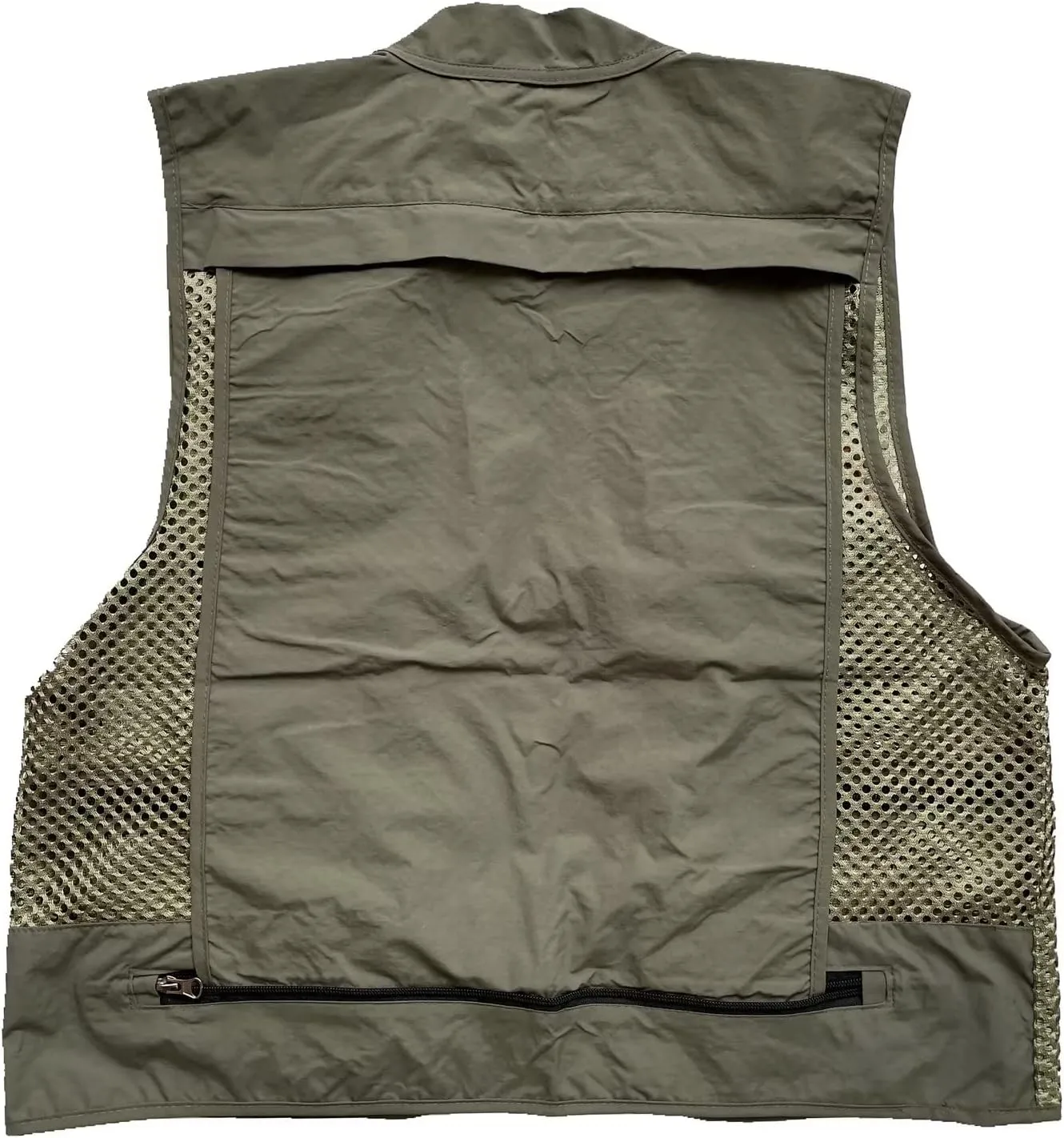 Men Mesh Breathable Multi-Pocket Vest Outdoor Travelers Fly Fishing Photography