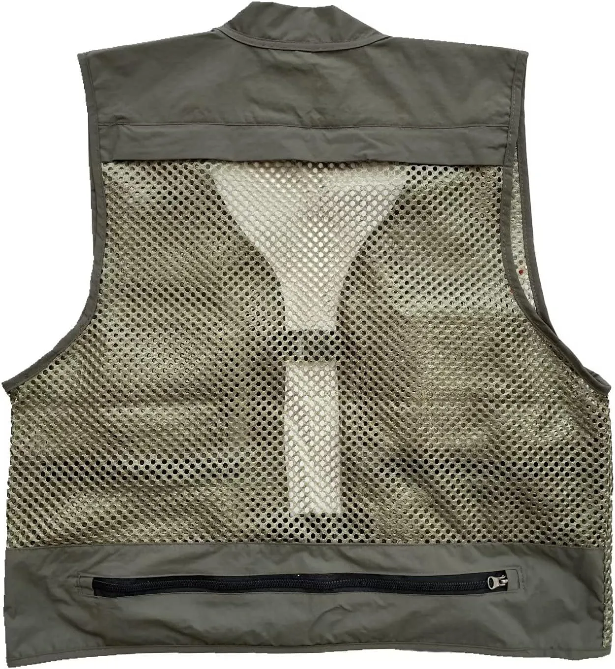 Men Mesh Breathable Multi-Pocket Vest Outdoor Travelers Fly Fishing Photography