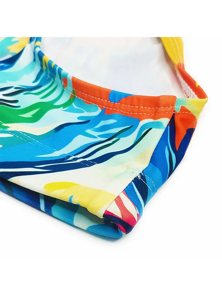 Men's 3D Pouch Ink Art Beach Swim Brief