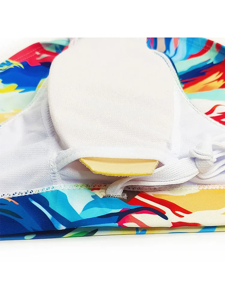 Men's 3D Pouch Ink Art Beach Swim Brief