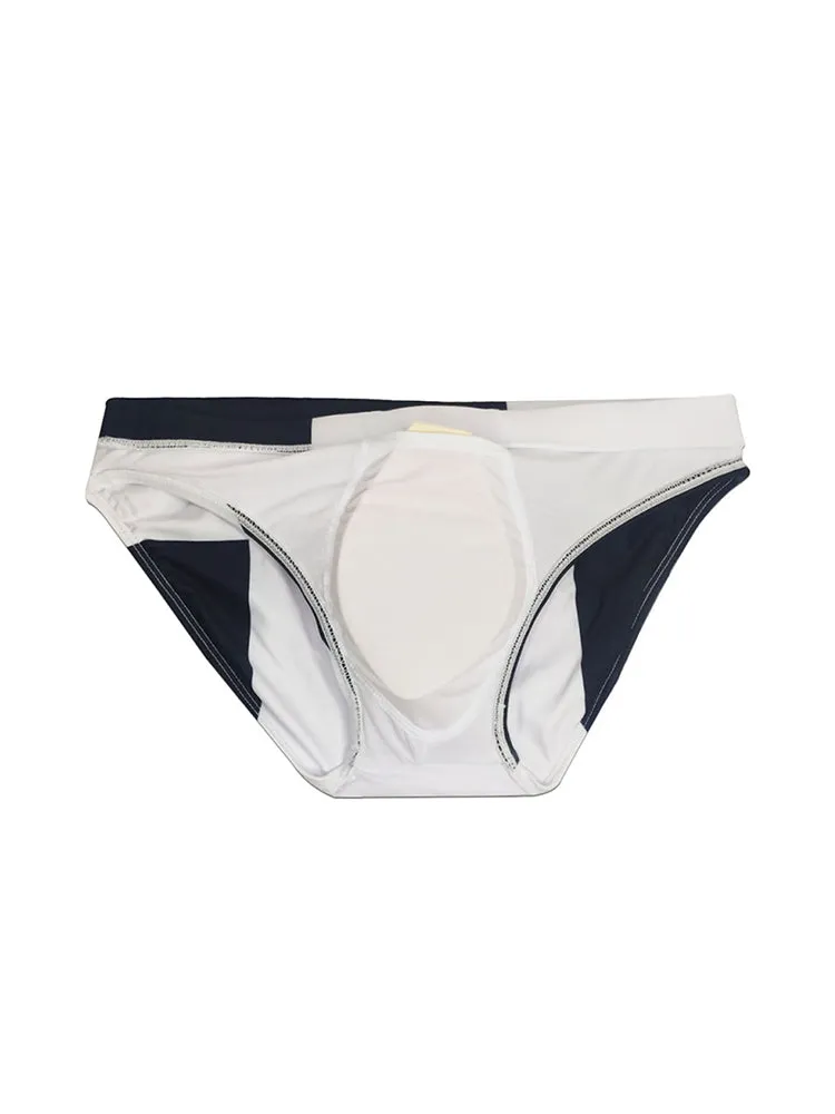 Men's 3D Pouch With Pad Beach Swim Briefs