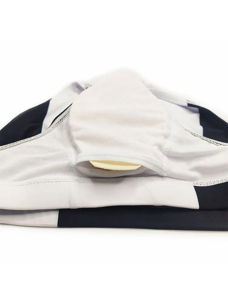 Men's 3D Pouch With Pad Beach Swim Briefs
