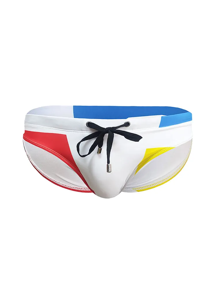 Men's 3D Pouch With Pad Beach Swim Briefs