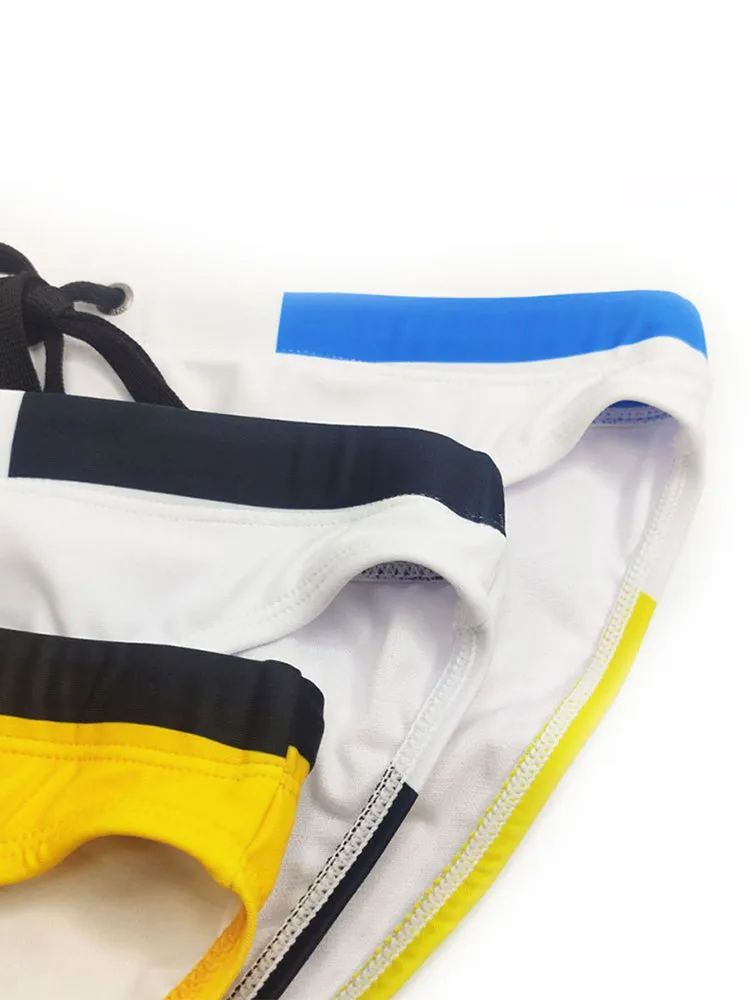 Men's 3D Pouch With Pad Beach Swim Briefs