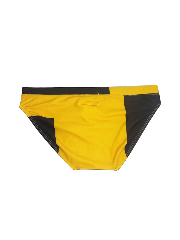 Men's 3D Pouch With Pad Beach Swim Briefs