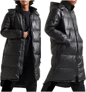 Men's Autumn And Winter Coats Jacket Large Size Solid Color Long Cotton Coat Padded Jacket Pocket Mountain Jacket Mens
