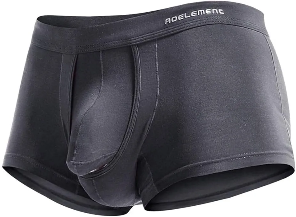 Mens Boxer Briefs Mens Sexy Boxers Panties Naughty for Sex Underwear with Ball Pouch Valentine Gift for Him Underpant