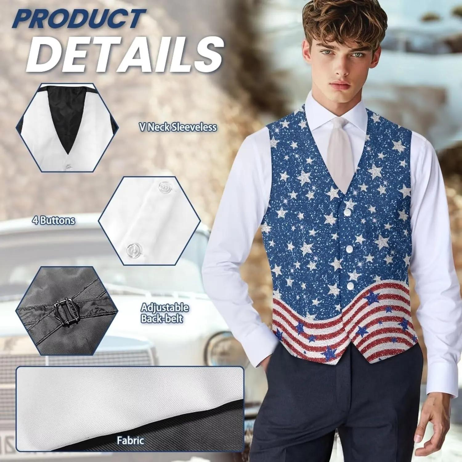 Men's Casual Business Formal Vests Suit Tuxedo Lightweight Waistcoat Slim Fit Dress Blazer Vest Jackets S-4XL