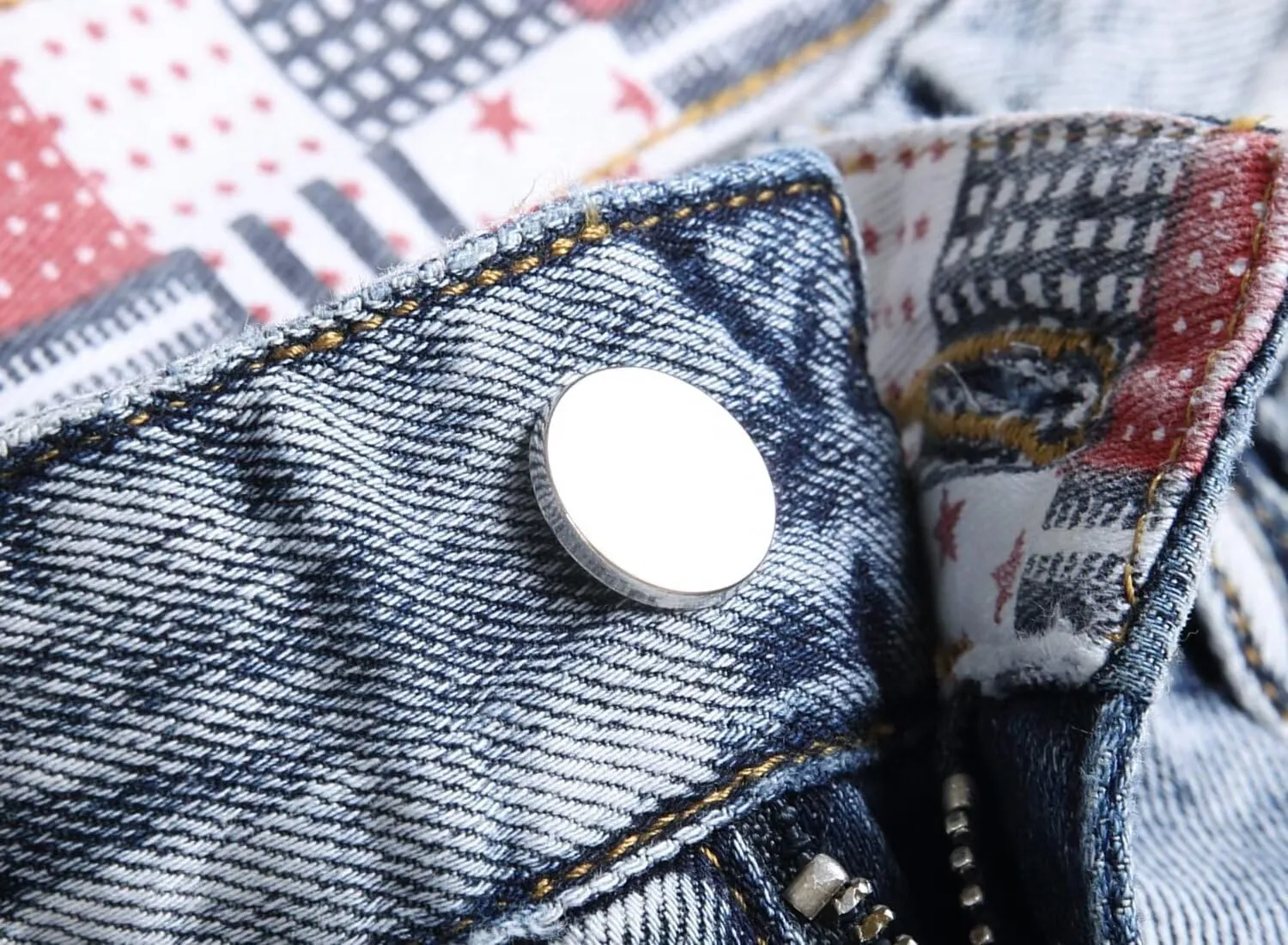 Men's Casual Denim Shorts (No Belt)