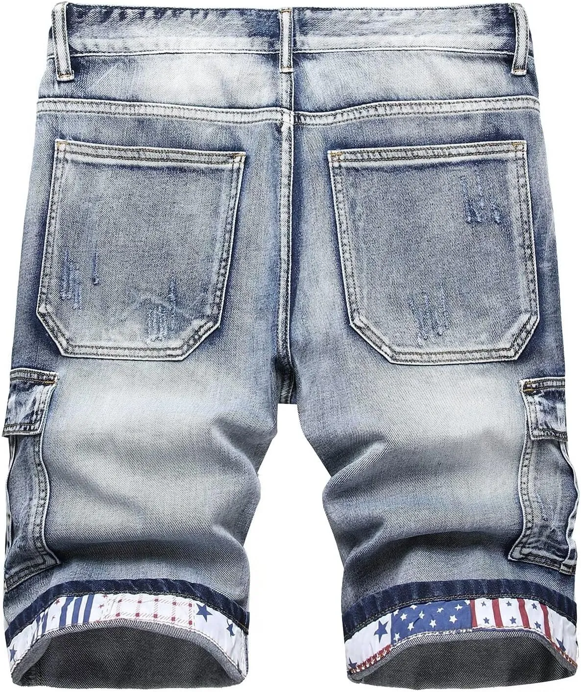 Men's Casual Denim Shorts (No Belt)