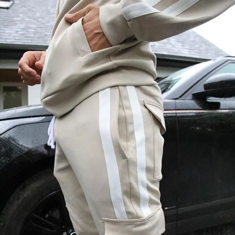 Men'S Casual Solid Color Sports Suit