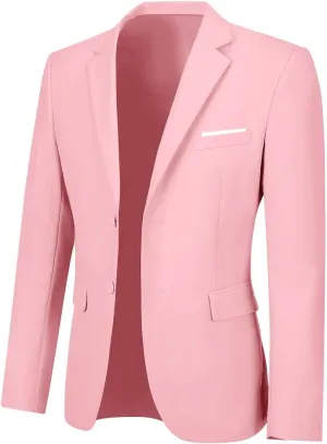 Men's Casual Suit Blazer Tux Separates Jacket Slim Fit 2 Button Lightweight Men Suits Sport Coats for Wedding Prom Party