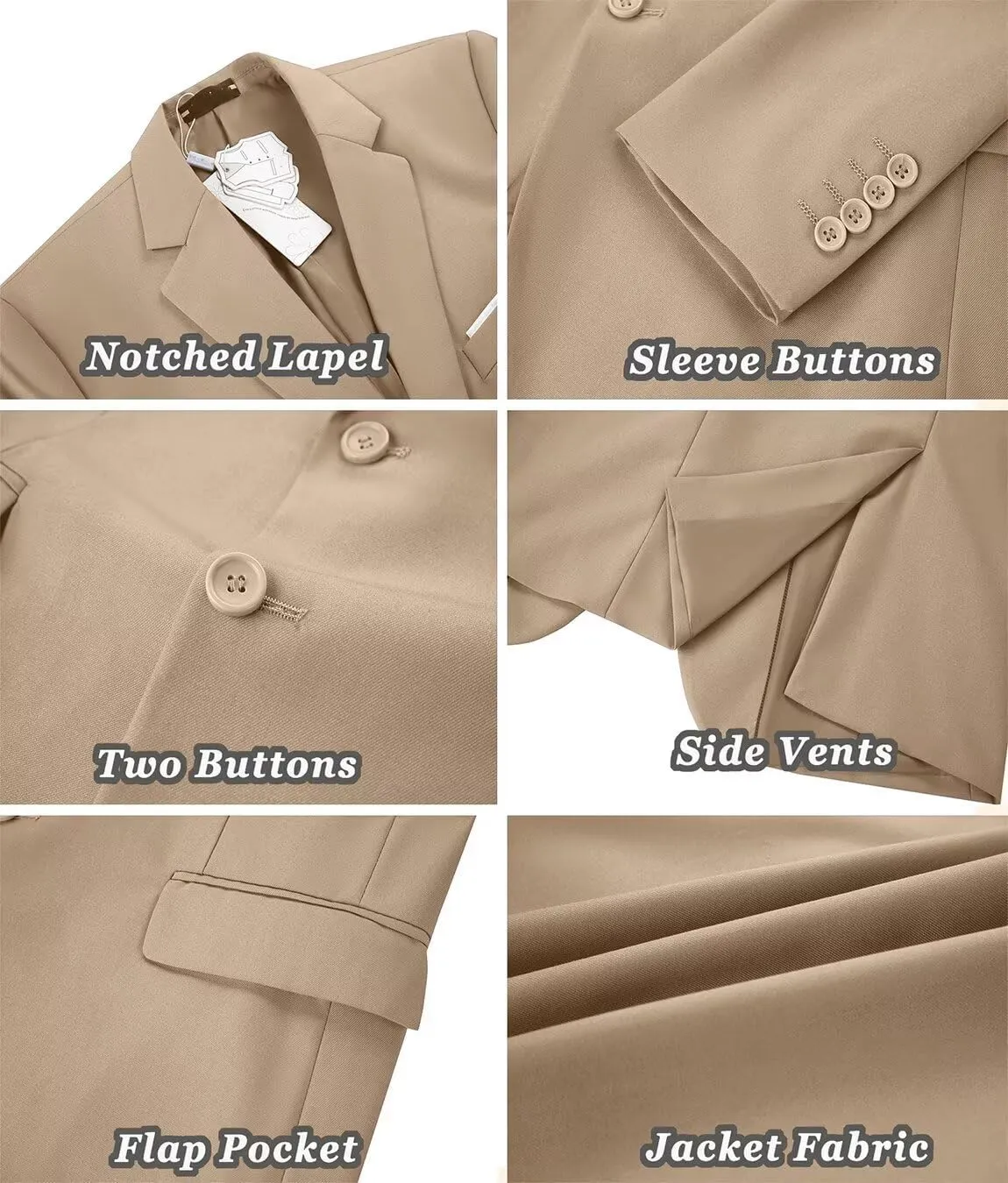 Men's Casual Suit Blazer Tux Separates Jacket Slim Fit 2 Button Lightweight Men Suits Sport Coats for Wedding Prom Party