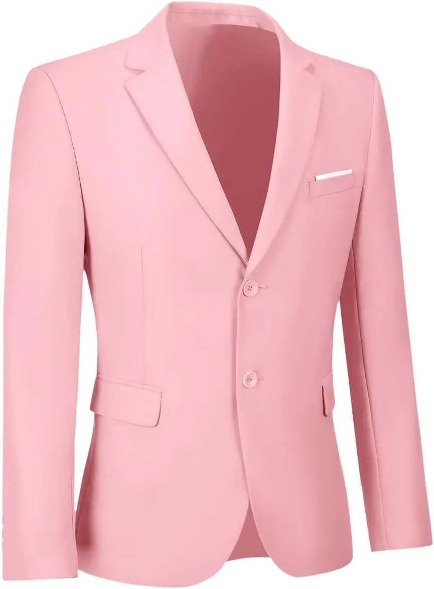 Men's Casual Suit Blazer Tux Separates Jacket Slim Fit 2 Button Lightweight Men Suits Sport Coats for Wedding Prom Party